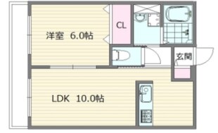 バニラージュ野崎の物件間取画像